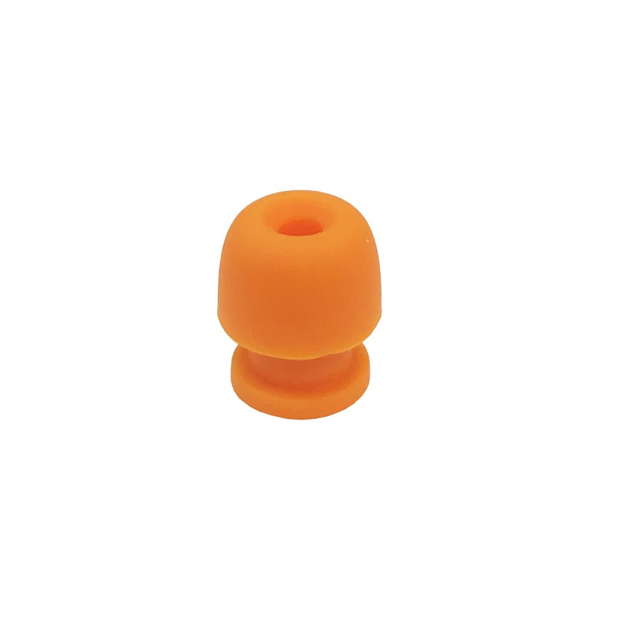 Audiologist's Choice® AC Series Single Use Eartips - 10mm, Orange (100 / pk)